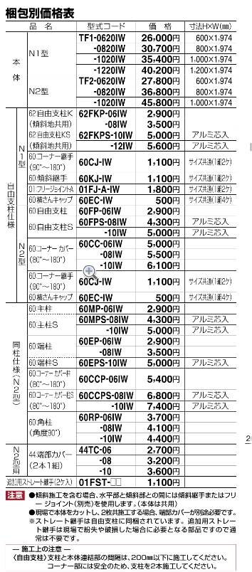 �e�l�V�[�t�F���X N1�^/N2�^�@���[�J�[���i